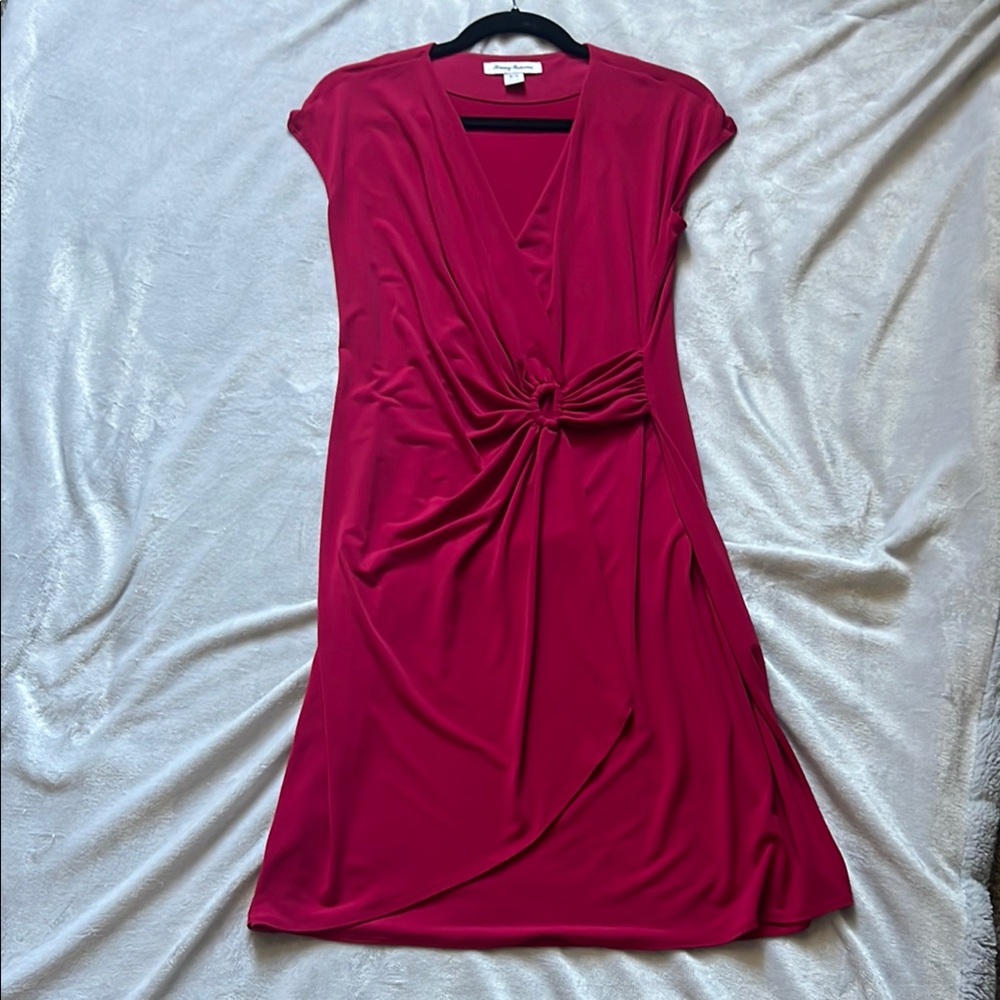 Magenta Tommy Bahama faux wrap dress M
